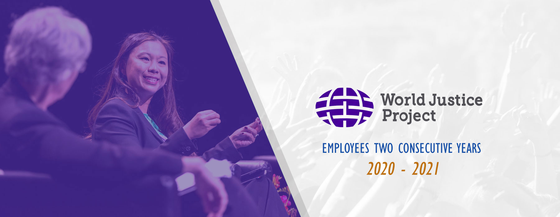 Two consecutive years collaborating with World Justice Project