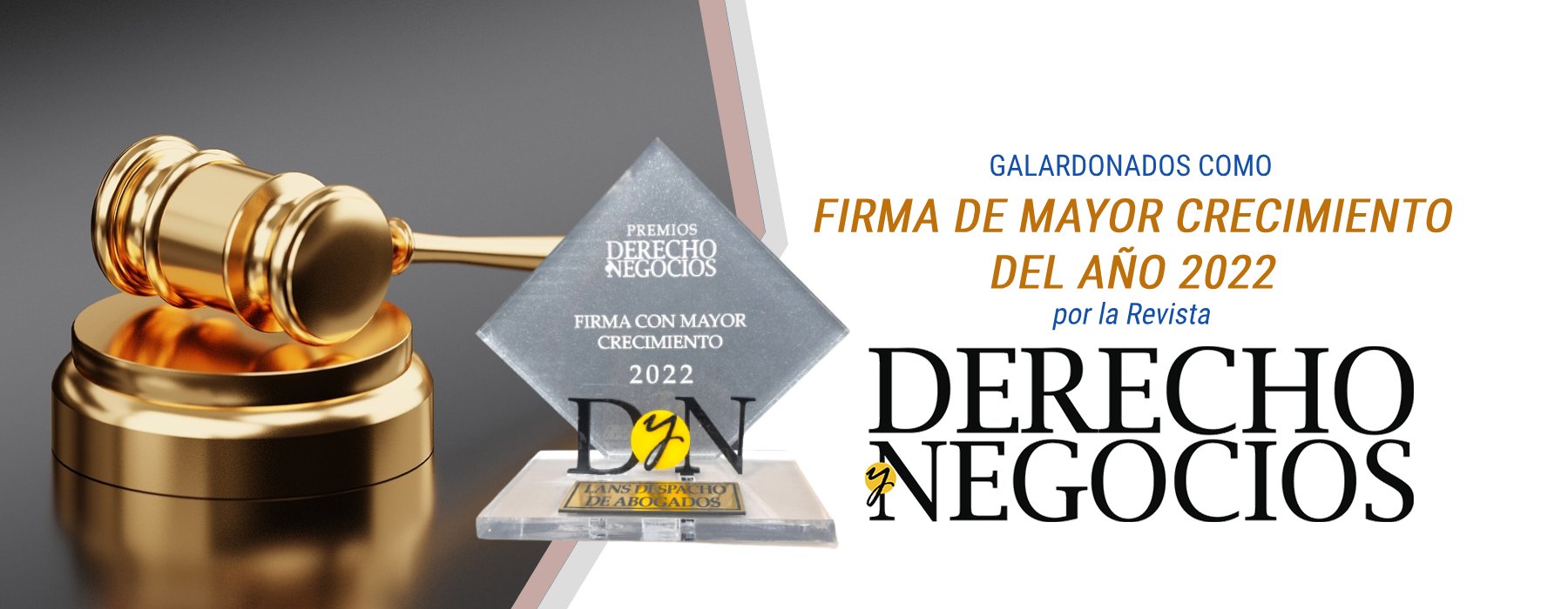 Galardonados como firma de mayor crecimiento del año 2022